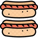 Hot dog  Icono