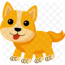 Perro Animal Feliz Icono