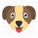 Raposero Perro Cara Icon