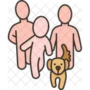 Perro Mascota Familia Icono