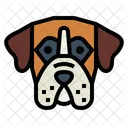 Perro boxer  Icono