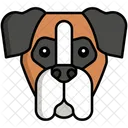 Perro boxer  Icono