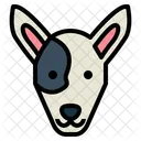 Perro bull terrier  Icono