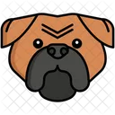 Perro bulldog  Icono