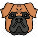 Perro bullmastiff  Icono