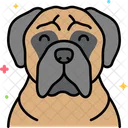 Perro bullmastiff  Icono