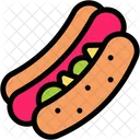 Hot dog  Icono