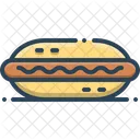 Hot dog  Icono