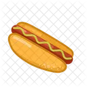 Hot Dog Comida Comida Icono