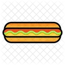 Hot dog  Icono