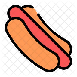 Hot dog  Icono