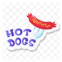 Hot dog  Icono