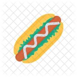 Hot dog  Icono