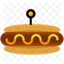 Hot dog  Icono