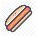 Hot dog  Icono