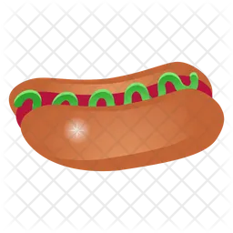 Hot dog  Icono