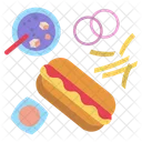 Hot dog  Icono