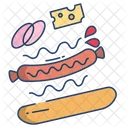 Hot dog  Icono