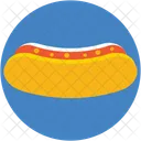 Hotdog Sandwich Rapido Icono