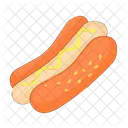 Hot dog  Icono