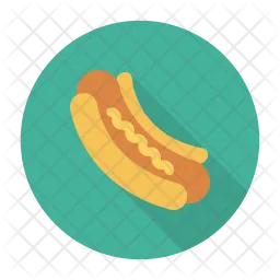 Hot dog  Icono