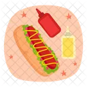 Hot dog  Icono