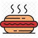 Hot dog  Icono