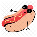 Hot dog  Icono