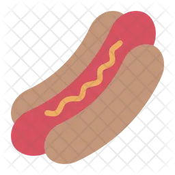 Hot dog  Icono