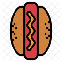 Hot dog  Icono