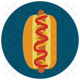 Hot dog  Icono