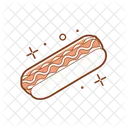 Hot dog  Icono