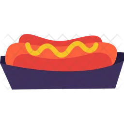 Hot dog  Icono