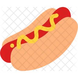 Hot dog  Icono