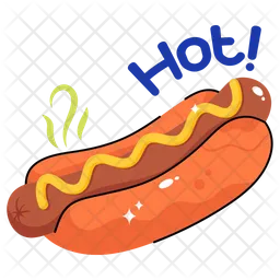 Hot dog  Icono