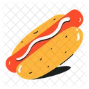 Hot dog  Icono