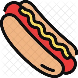 Hot dog  Icono