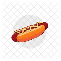 Hot dog  Icono