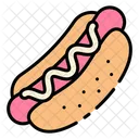 Hot dog  Icono