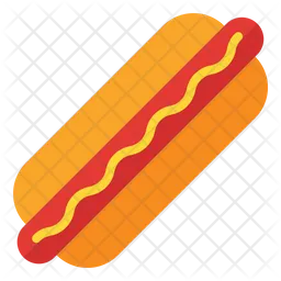 Hot dog  Icono