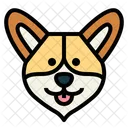 Perro Corgi  Icono