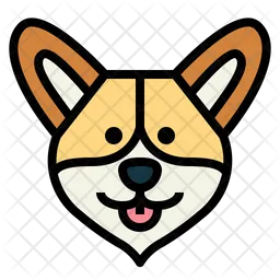 Perro Corgi  Icono