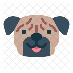 Perro pug  Icon