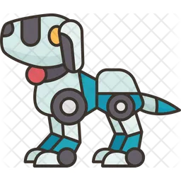 Perro robot  Icono