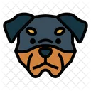 Perro rottweiler  Icono