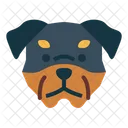 Perro rottweiler  Icono