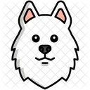 Samoyedo Perro Perro Icono