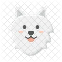 Samoyedo Perro Perro Icono