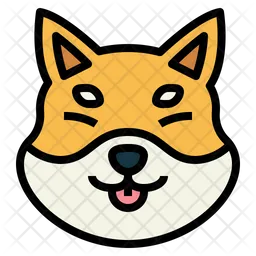 Perro shiba  Icono