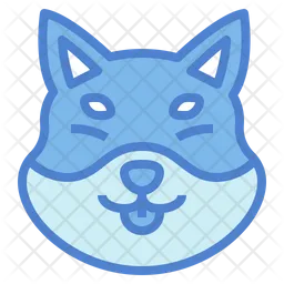 Perro shiba  Icono